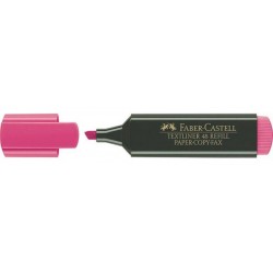 Rotulador Fluorescente Faber Castell Rosa