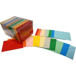 Sobre + tarjeta color