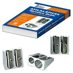 Sacapuntas metálico doble