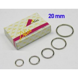 Anilla de metal con bisagra 20 mm