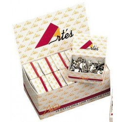 Cajita 100 Chinchetas Niqueladas Americana