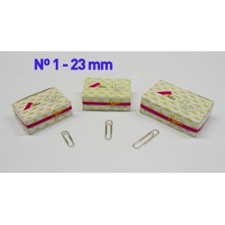 Cajita 100 Clips Niqueldos nº 1