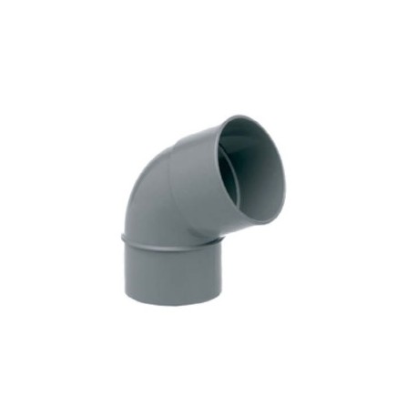 Codo 87º PVC 110 Diametro Hembra  - Macho